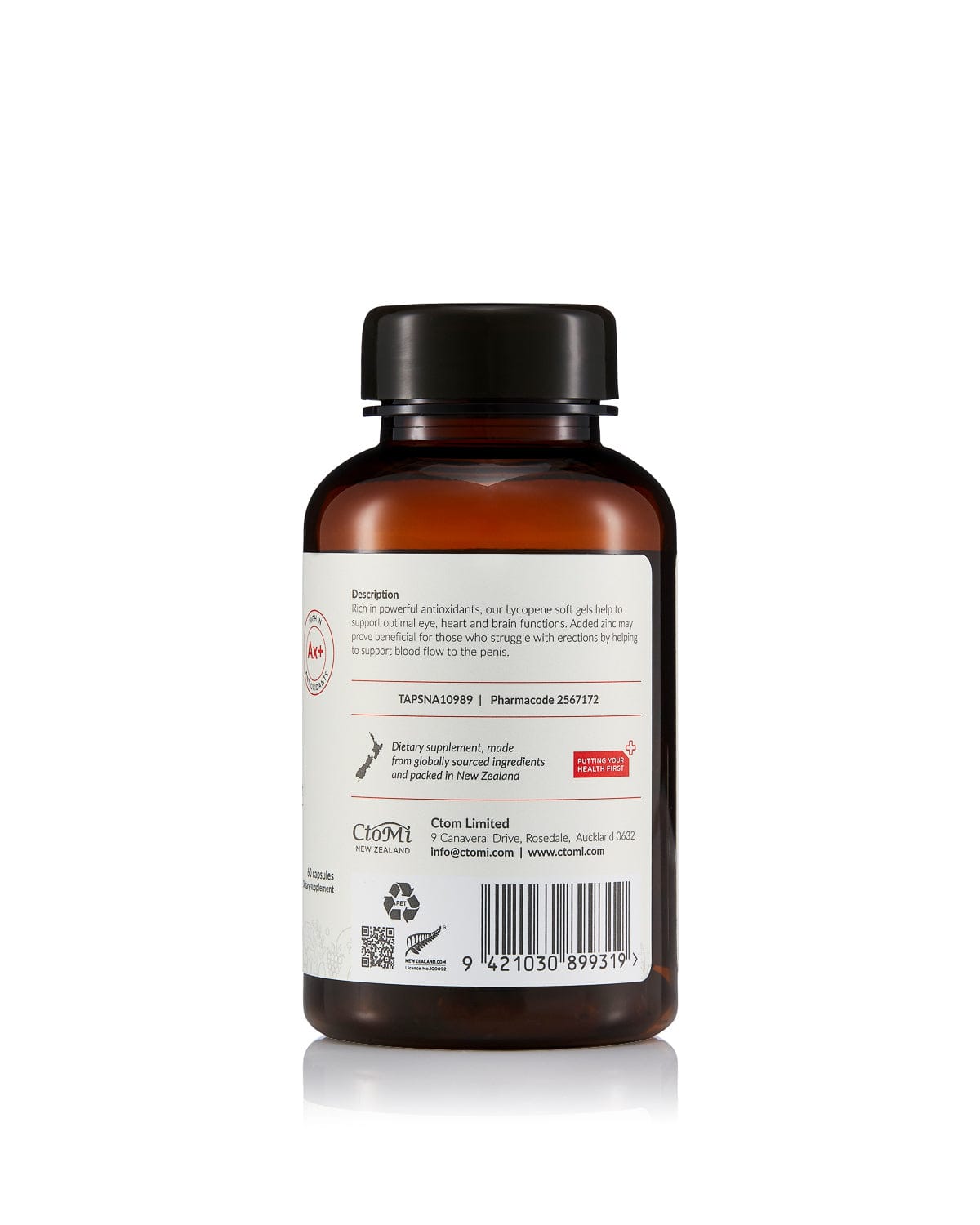 Lycopene with Zinc - Ctom Ltd